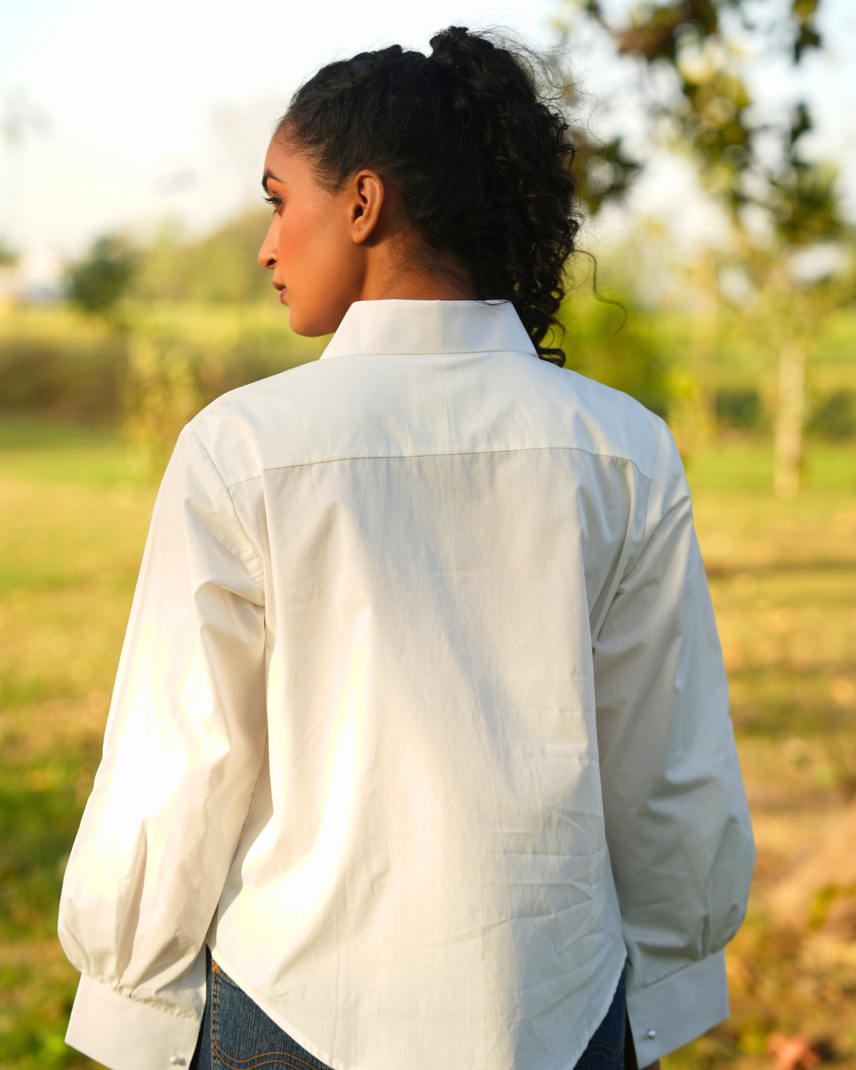 Evva Hand-Embroidered Shirt – hand-embroidered 100% cotton – RASRA MAI