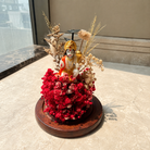 Hanuman Blessings Sacred Decorative Dome | Hanuman Ji Red Dome - https://artecasa.in/