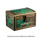 ArteCasa Luxe Mystery Box with vases, dried flowers, scented candles, serveware and luxury home decor items