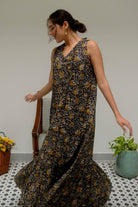 Jhalar Dress Black - Dhãran