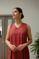 Jhalar dress Red - Dhãran