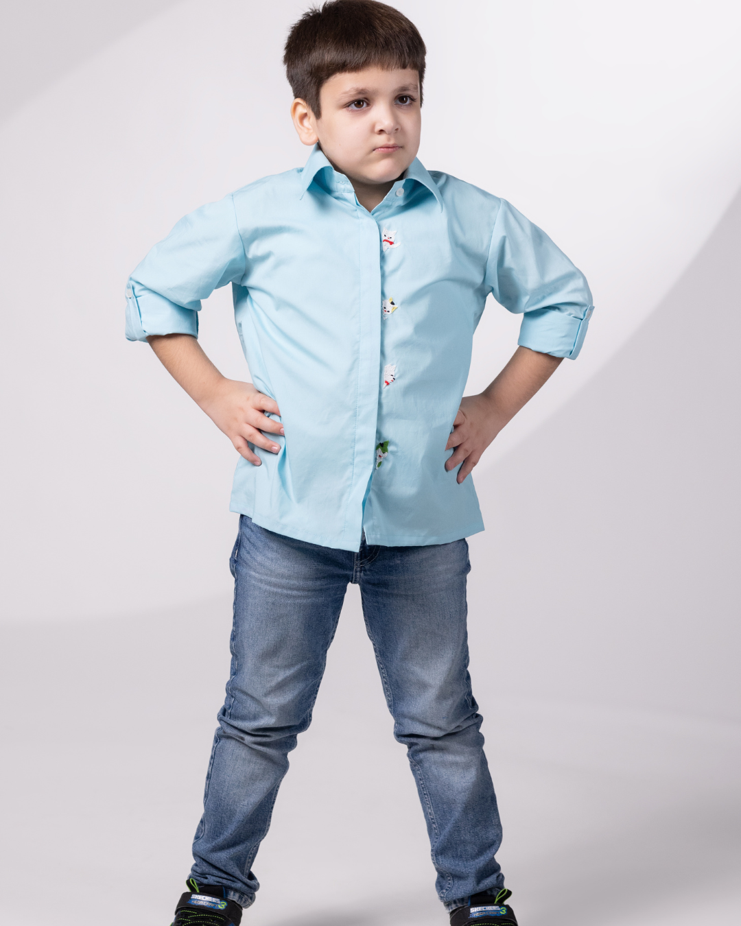 Ryan Hand-Embroidered Shirt – hand-embroidered 100% cotton – RASRA MAI