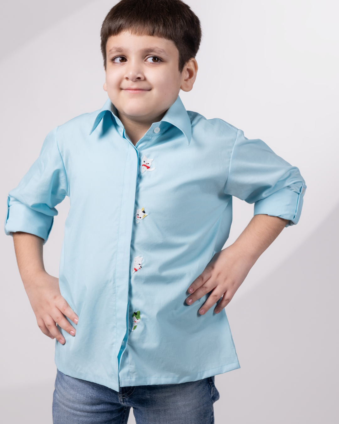 Ryan Hand-Embroidered Shirt – hand-embroidered 100% cotton – RASRA MAI