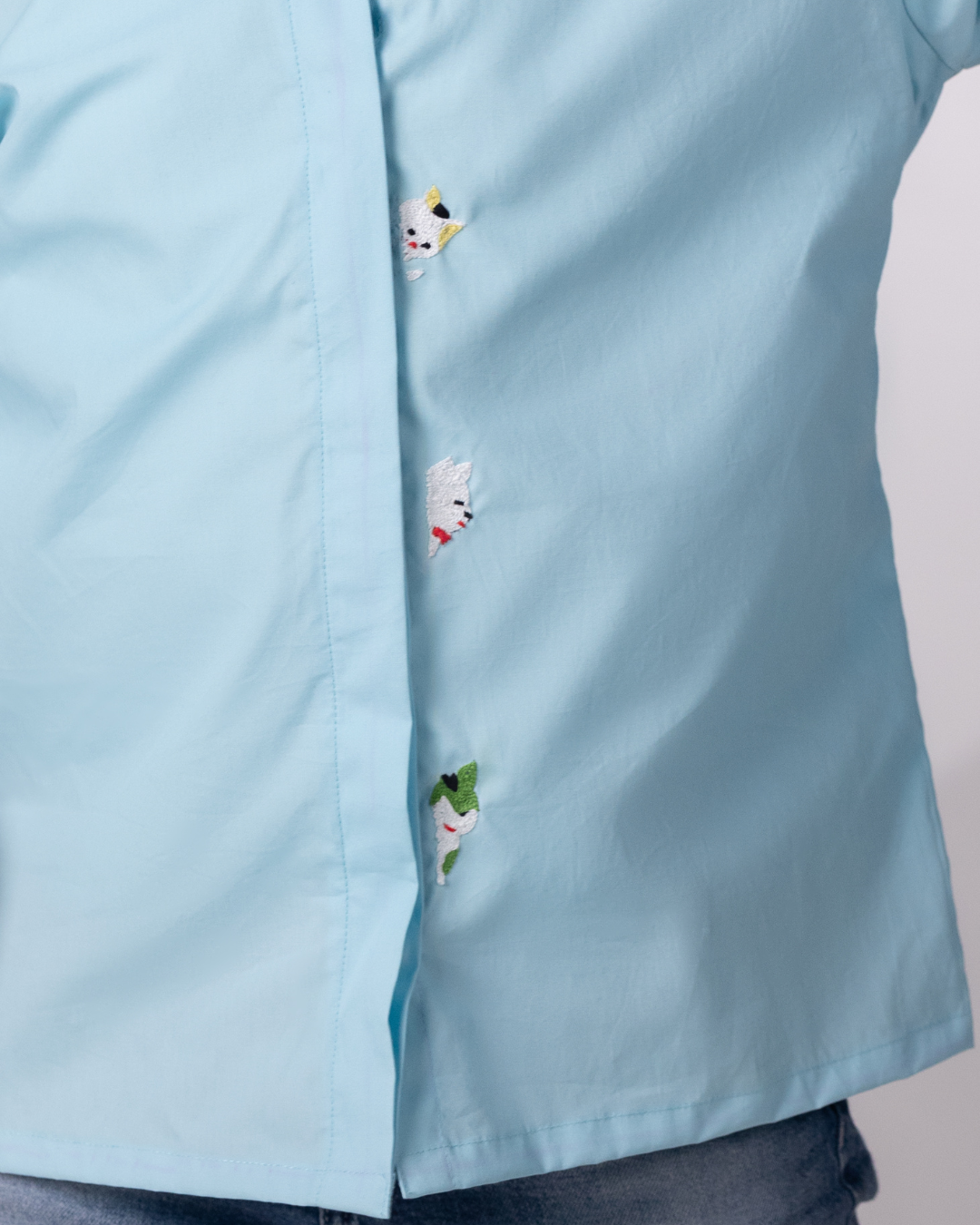 Ryan Hand-Embroidered Shirt – hand-embroidered 100% cotton – RASRA MAI