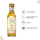 Cold-Pressed Almond Oil (Sweet) - Ecotyl - 100% Organic I Sustainable