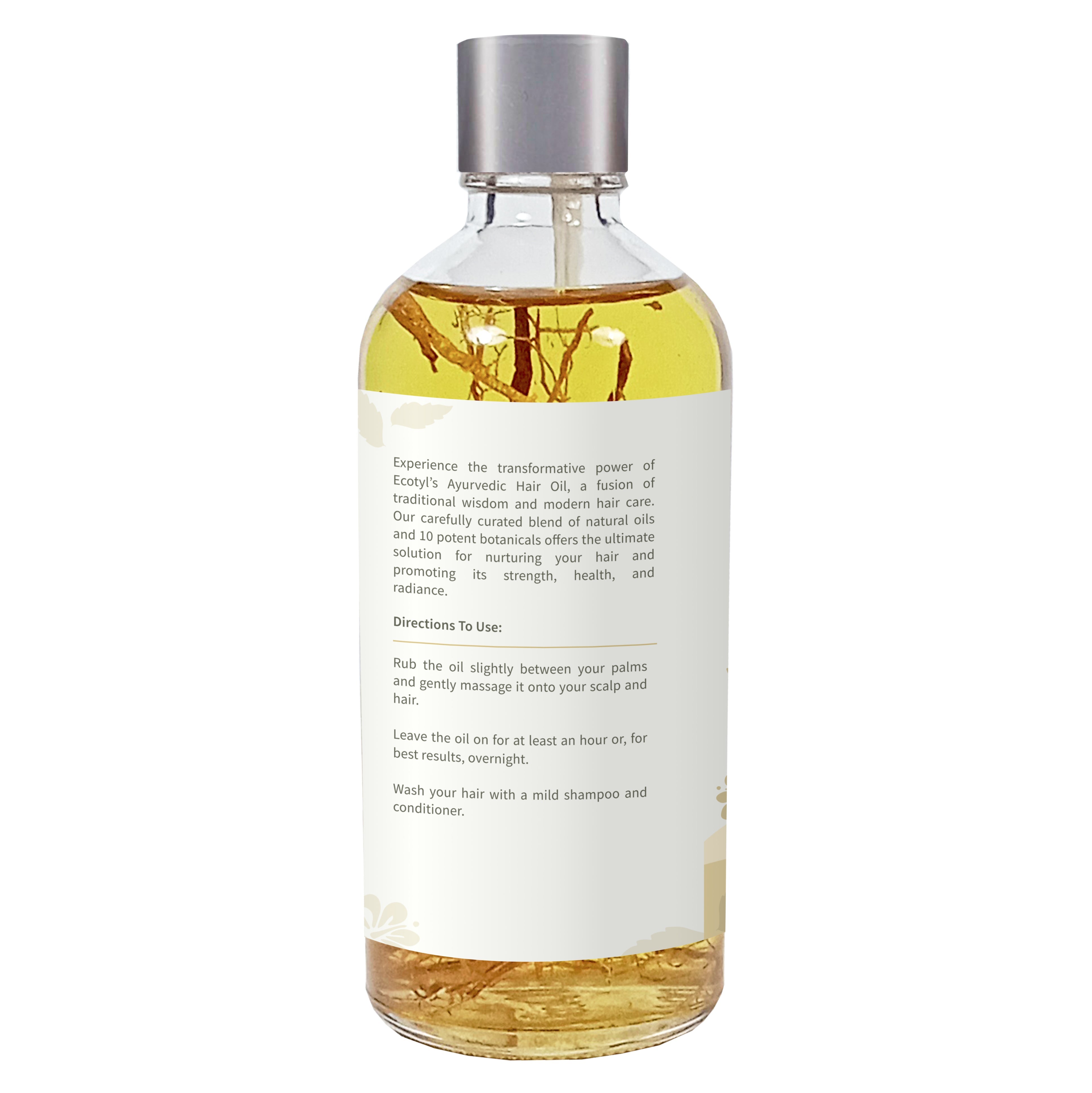 Ayurvedic Hair Oil - Ecotyl - 100% Organic I Sustainable