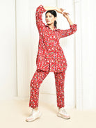 Aesica Handprinted Cotton Co ord set women-3