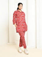 Aesica Handprinted Cotton ethnic co ord sets -4