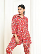 Aesica Handprinted best pure Cotton Shirt for summer holidays-4
