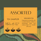 Assorted Tea Bags | Herbal & Green Tea Sampler - 15 Count - CELESTE