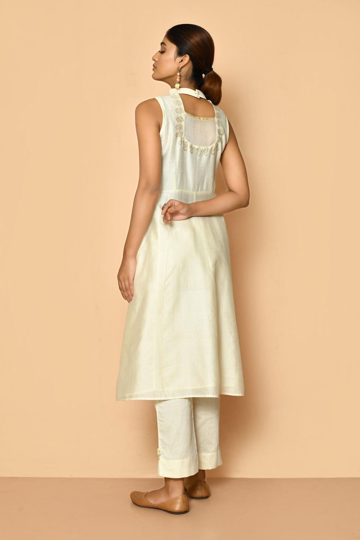 buy designer pure silk kurta set for women