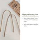 Bamboo Tongue Cleaner - Set of 2 - Ecotyl - 100% Organic I Sustainable