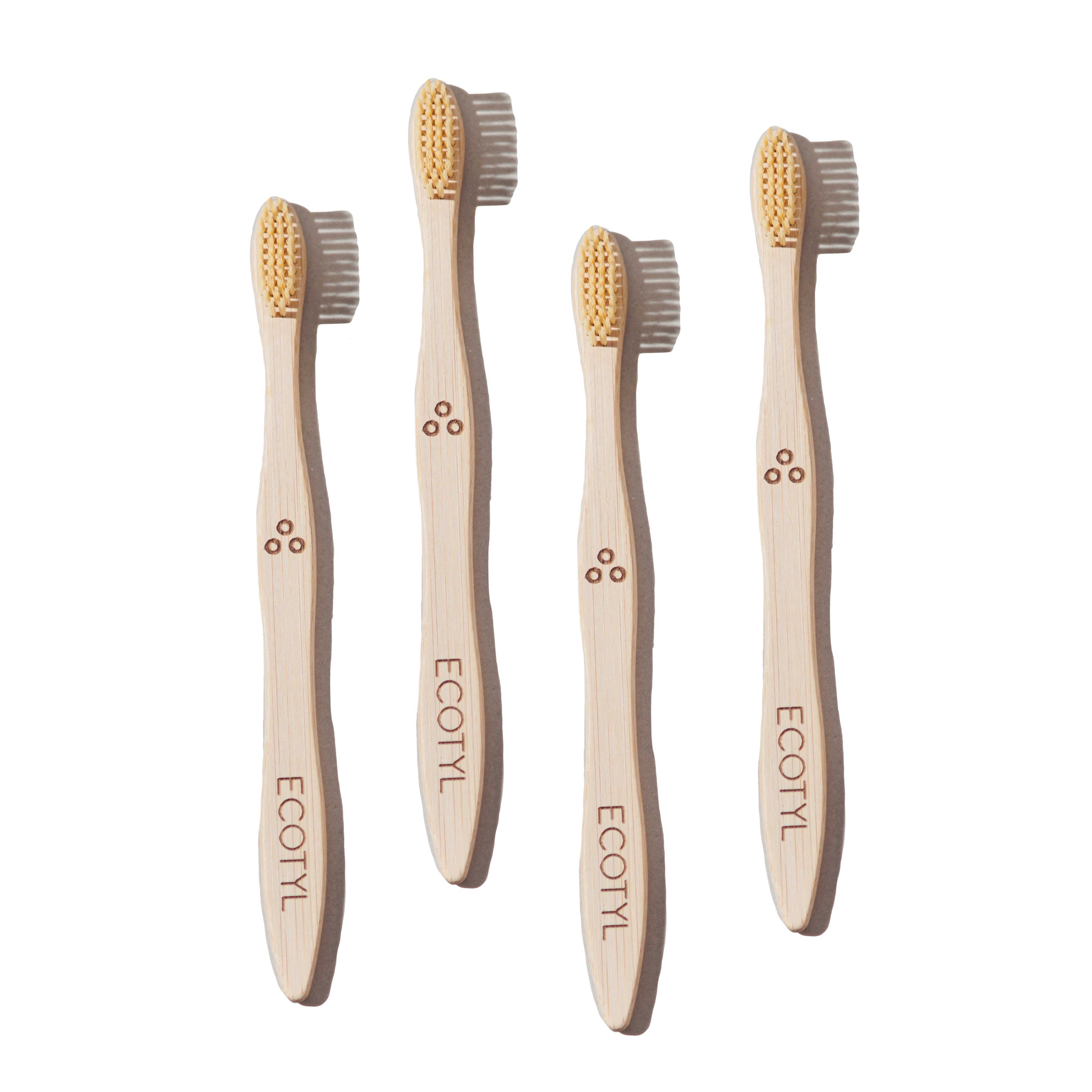 Ultra Soft Bamboo Tooth Brush - Set of 4 - Ecotyl - 100% Organic I Sustainable