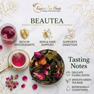BeauTEA hibiscus rose green tea anti aging - digestion  – Kangra Tea House