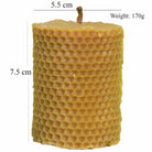 Handmade beeswax candle set for natural home fragrance