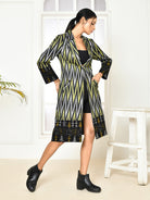 Bia Handloom Black cotton jackets for women-5
