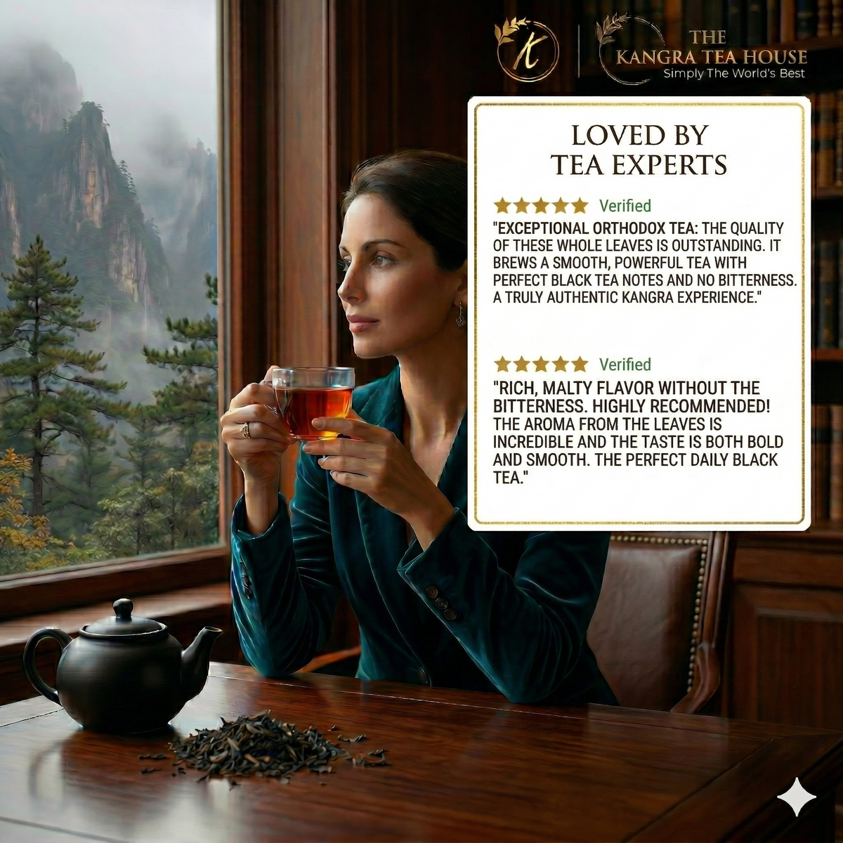 Customer review - Kangra First Flush Black Tea