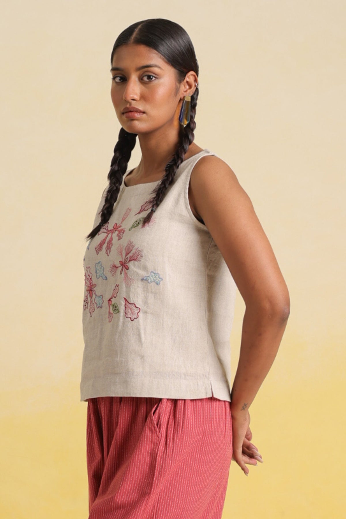 Bloom Beige Top - Dhãran