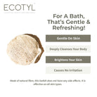 Natural Body Loofah - Set of 2 - Ecotyl - 100% Organic I Sustainable