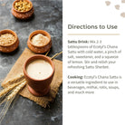 Sattu Atta - Roasted Gram Flour - Ecotyl - 100% Organic I Sustainable