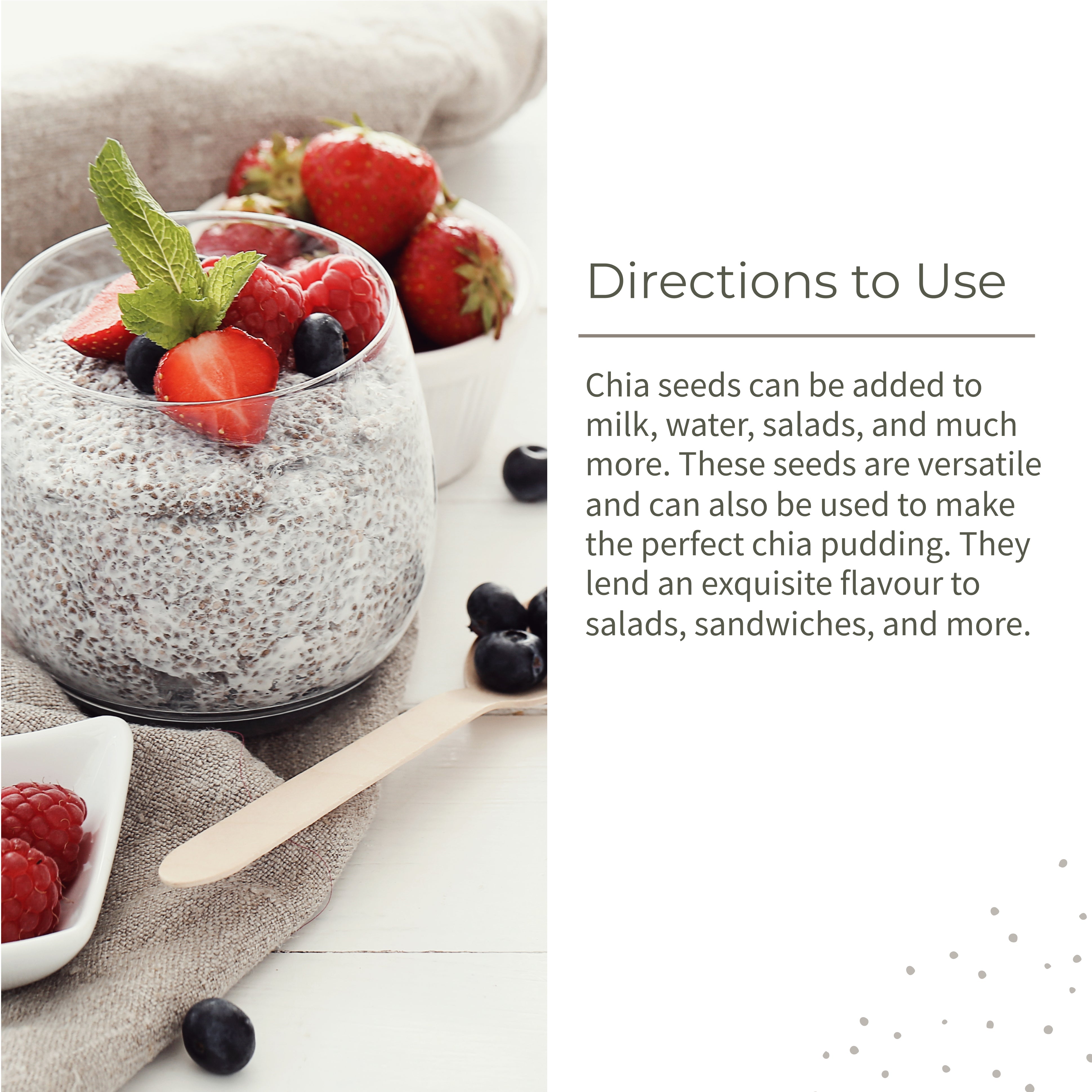 Chia Seeds - Raw - Ecotyl - 100% Organic I Sustainable
