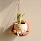 Bouncy Bloom Basket Resin Planter - https://artecasa.in/