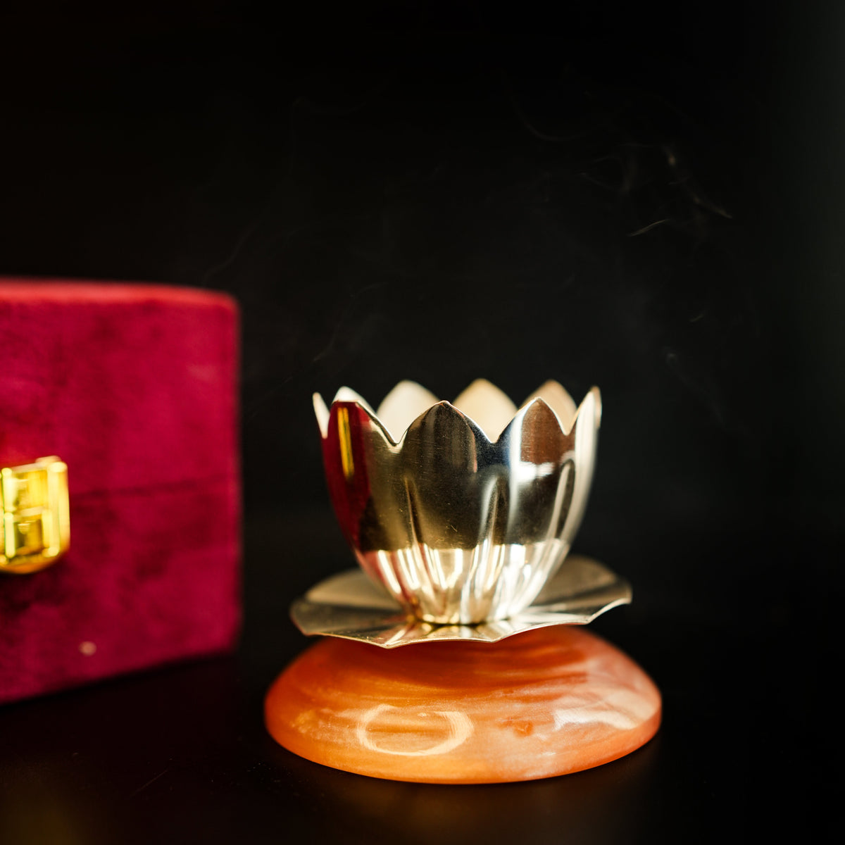 Silver Plated Deepak for Puja | Shanti Deep Diya – ArteCasa - https://artecasa.in/