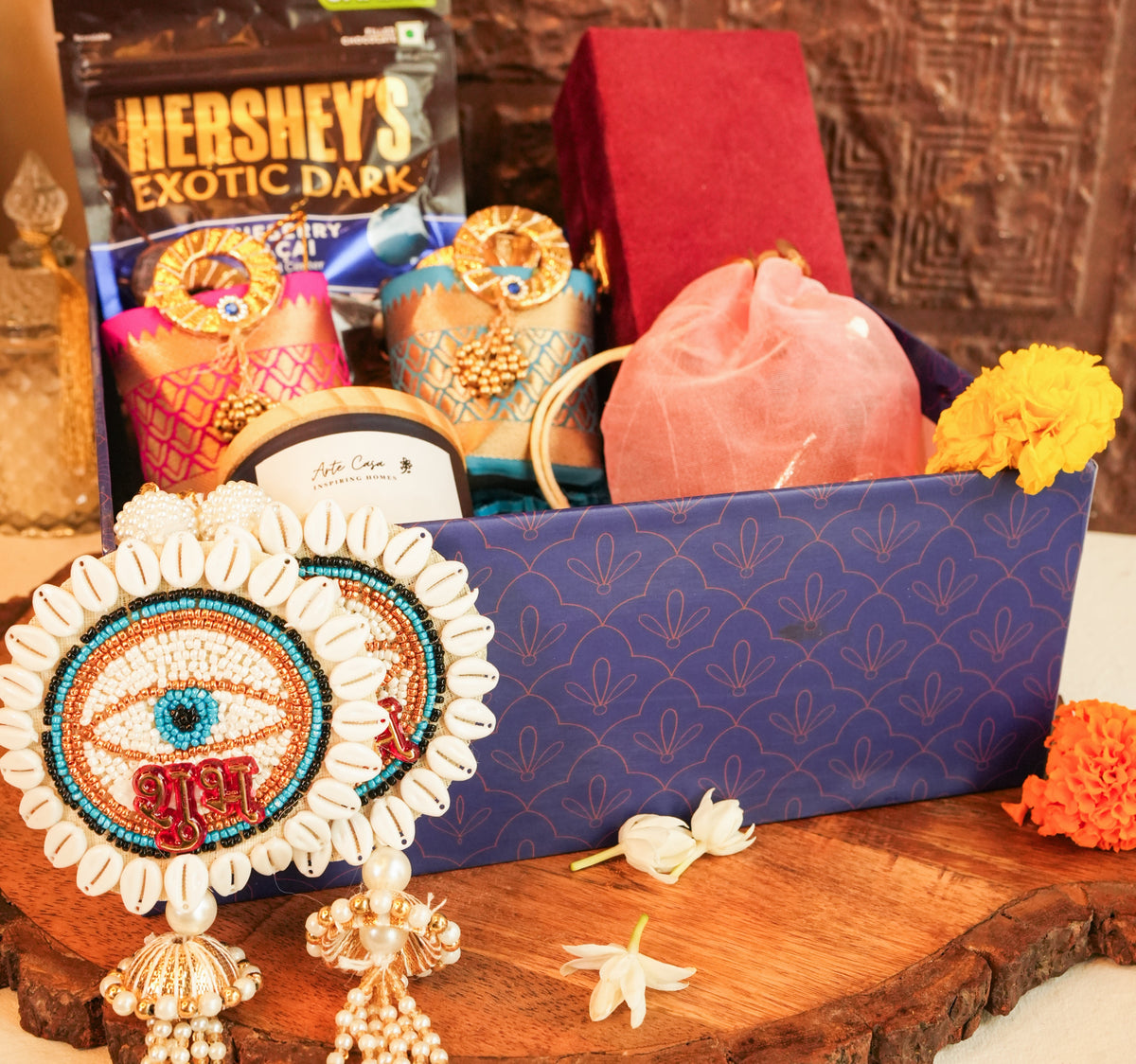 Blissful Silver Basket Diwali Hamper - https://artecasa.in/