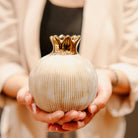 Pomegranate Jewel Vase Set – Luxury Porcelain Mini Vases for Home Decor. - https://artecasa.in/