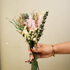 Preserved pink rose bouquet for gifting