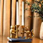 Monkey Mischief Candle holder set of 2 - https://artecasa.in/