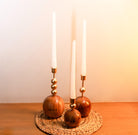 Wood and Metal Harmony candle holder - https://artecasa.in/