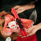 Santa Merry Magic Set – Christmas Gift Hamper with Penguin Mug, Santa Cap, Candles & Tealight House | Premium Festive Gift Box India - https://artecasa.in/