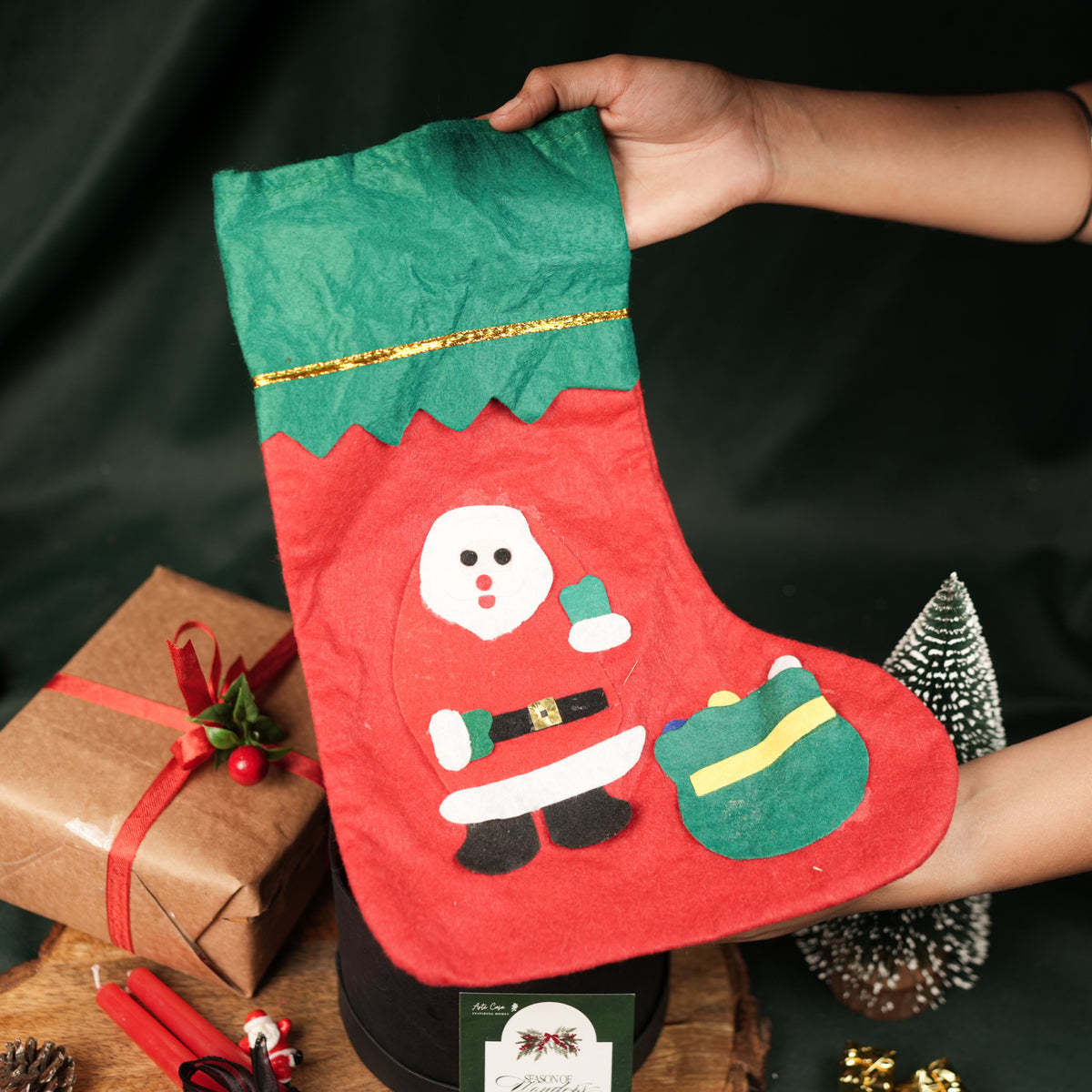 Santa’s Holiday Sock Surprise - https://artecasa.in/