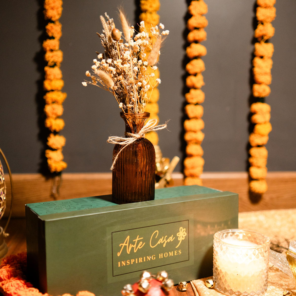 Rustic bloom gift set - https://artecasa.in/