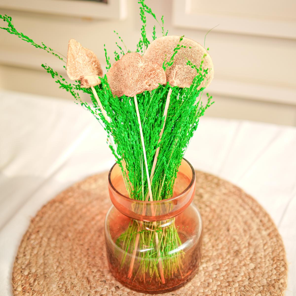 Timber Green Dried Flower Bunch | Natural Aesthetic Dried Flowers for Home Decor & Gifting – ArteCasa - https://artecasa.in/
