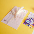 Handcrafted Tulip crochet Rakhi hamper (yellow) - https://artecasa.in/