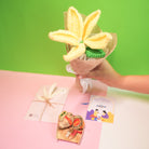 Handcrafted Yellow Tulip Rakhi Hamper – Premium Rakhi Gift Set - https://artecasa.in/