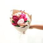 Pretty Pansy Bouquet Rakhi hamper - https://artecasa.in/