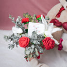 Rustic Romance Bamboo Basket – Handcrafted Floral Gift Hamper | ArteCasa - https://artecasa.in/