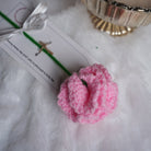 Pink Carnation Crochet Flower – Handcrafted Forever Floral Décor | ArteCasa - https://artecasa.in/
