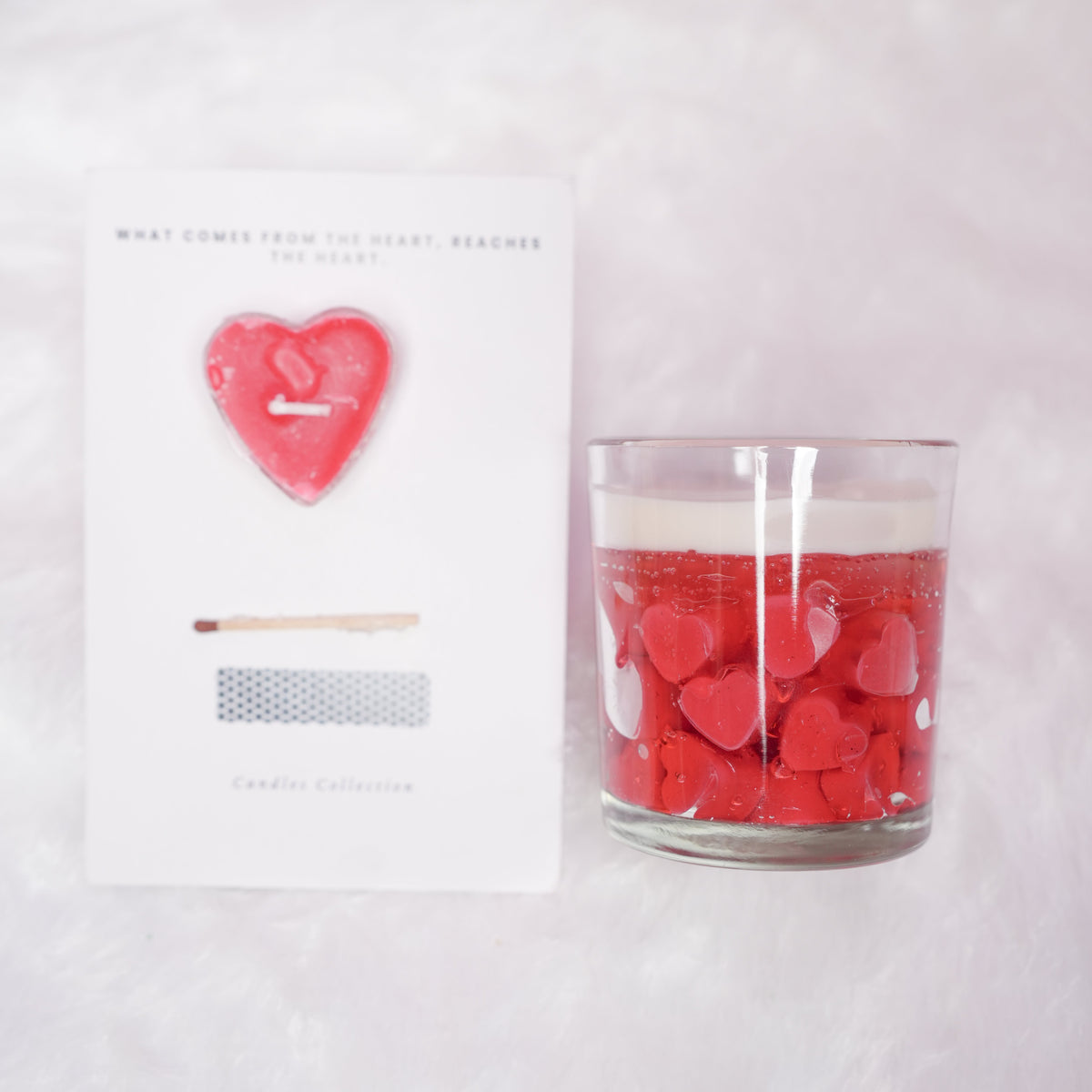 Scarlet Love Candle – Heart Shaped Valentine Candle | Artecasa - https://artecasa.in/