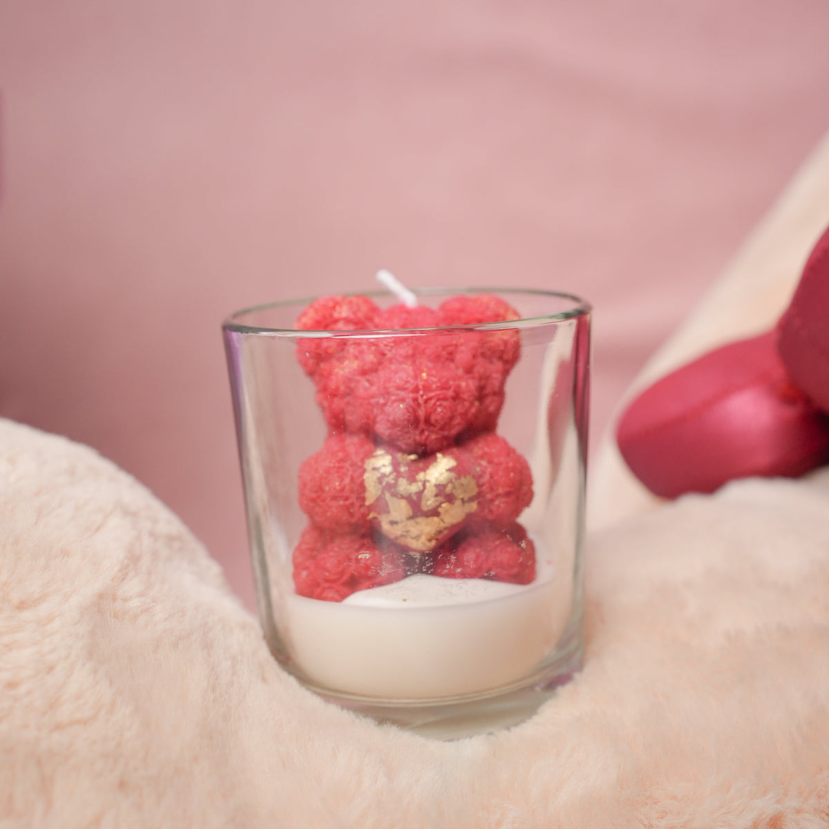LoveBug Teddy Candle – Cute Teddy Valentine Candle | Artecasa - https://artecasa.in/