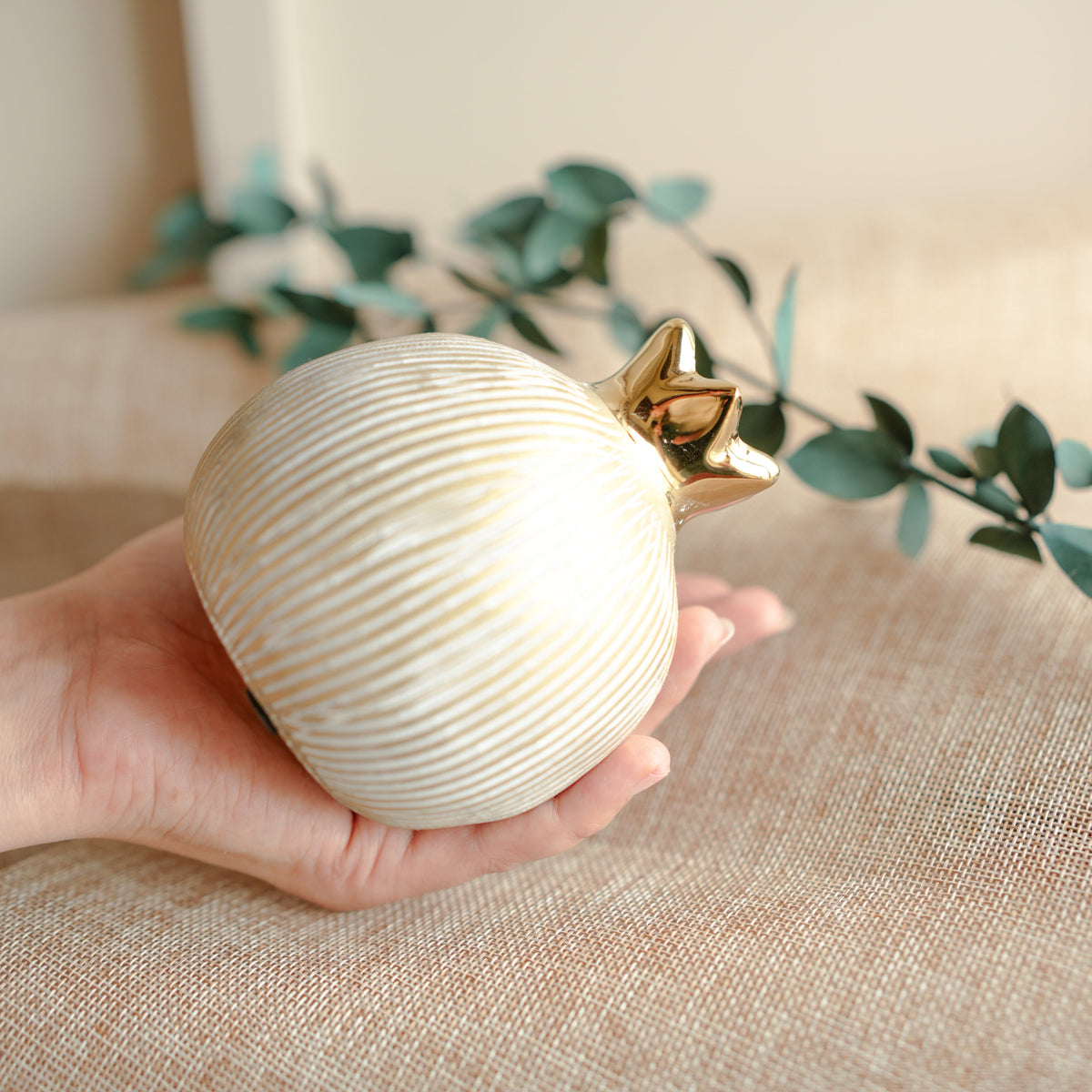 Pomegranate Jewel Vase Medium | Luxury Decor – ArteCasa - https://artecasa.in/