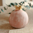 Pomegranate Jewel Vase Large | Luxury Decor – ArteCasa - https://artecasa.in/