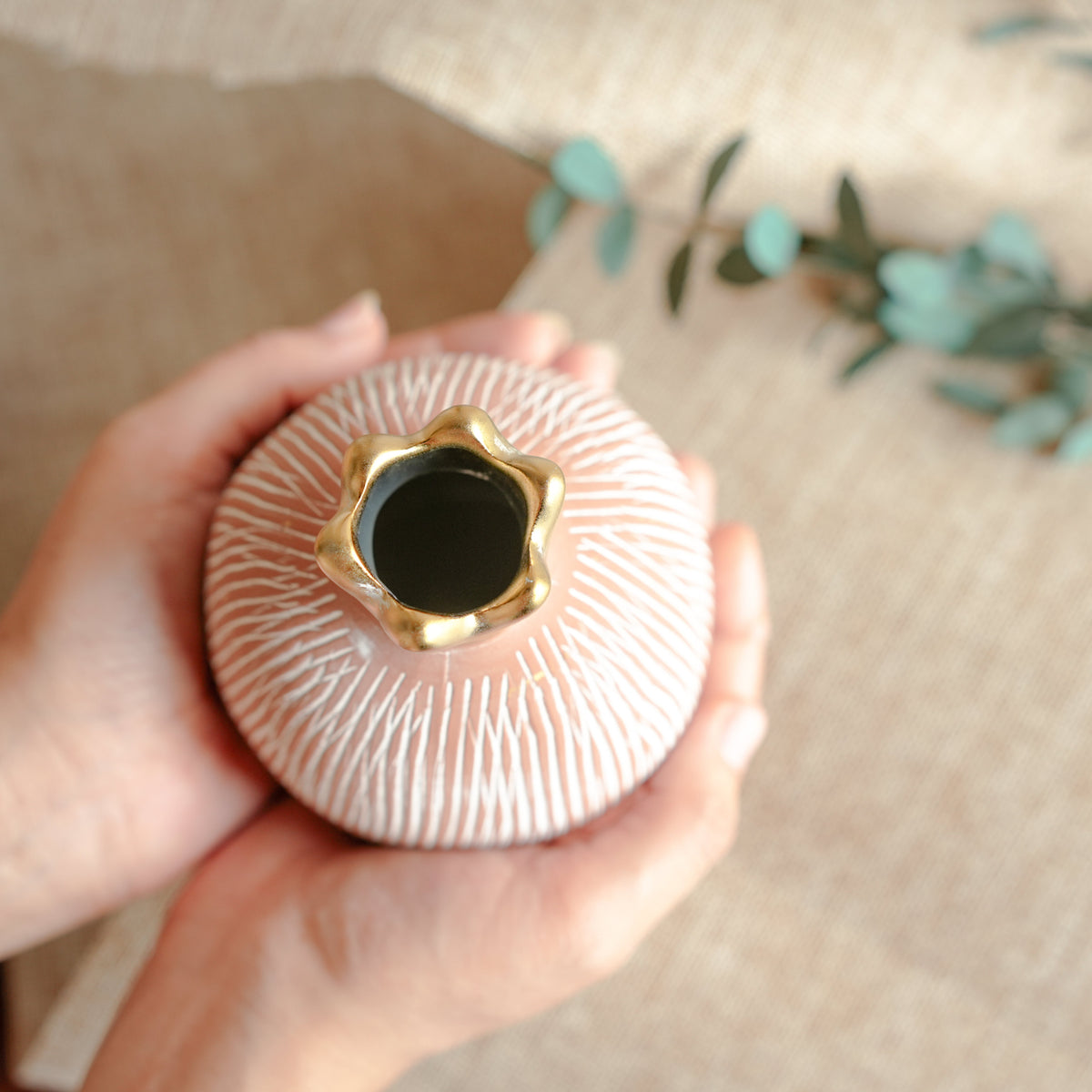 Pomegranate Jewel Vase Large | Luxury Decor – ArteCasa - https://artecasa.in/