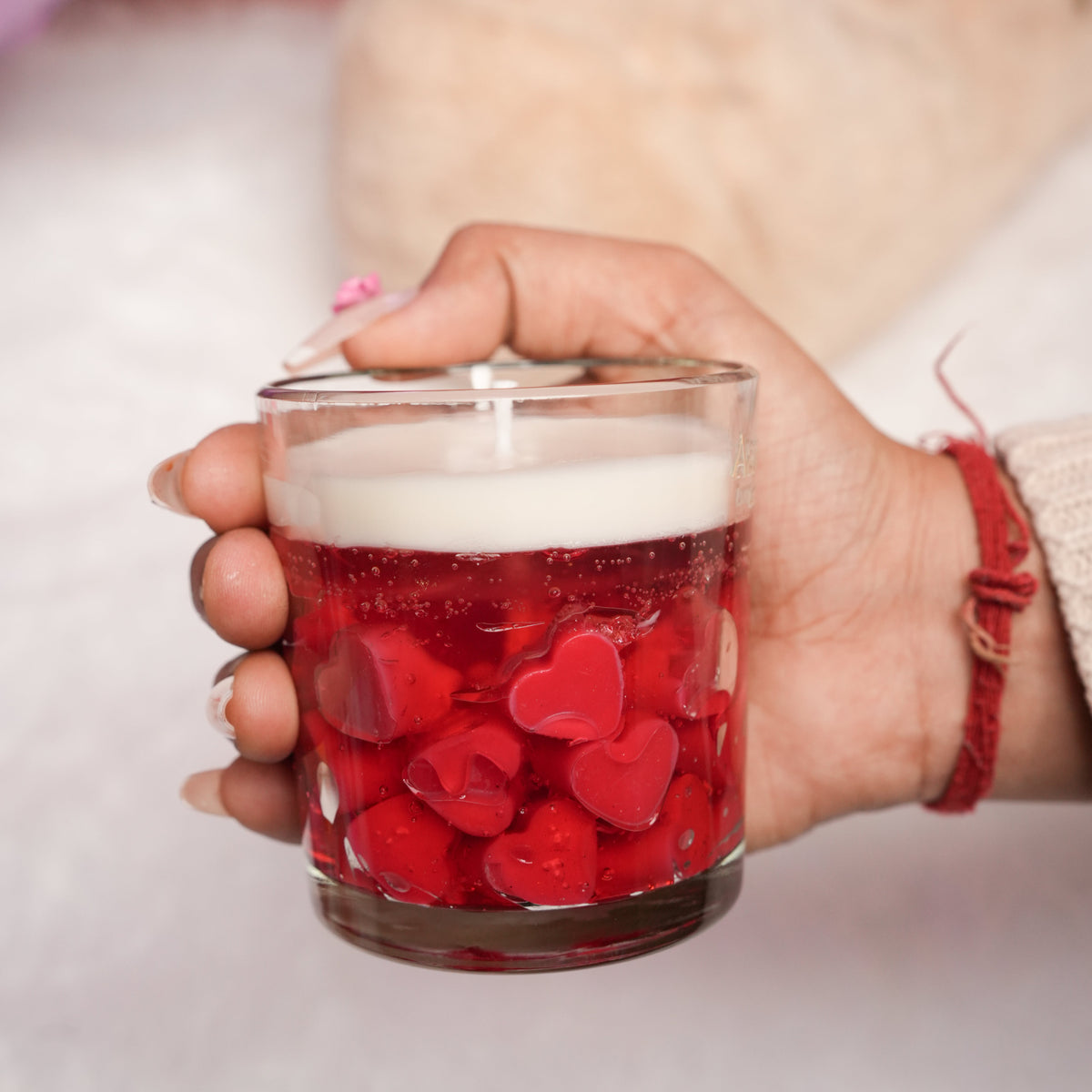 Scarlet Love Candle – Heart Shaped Valentine Candle | Artecasa - https://artecasa.in/