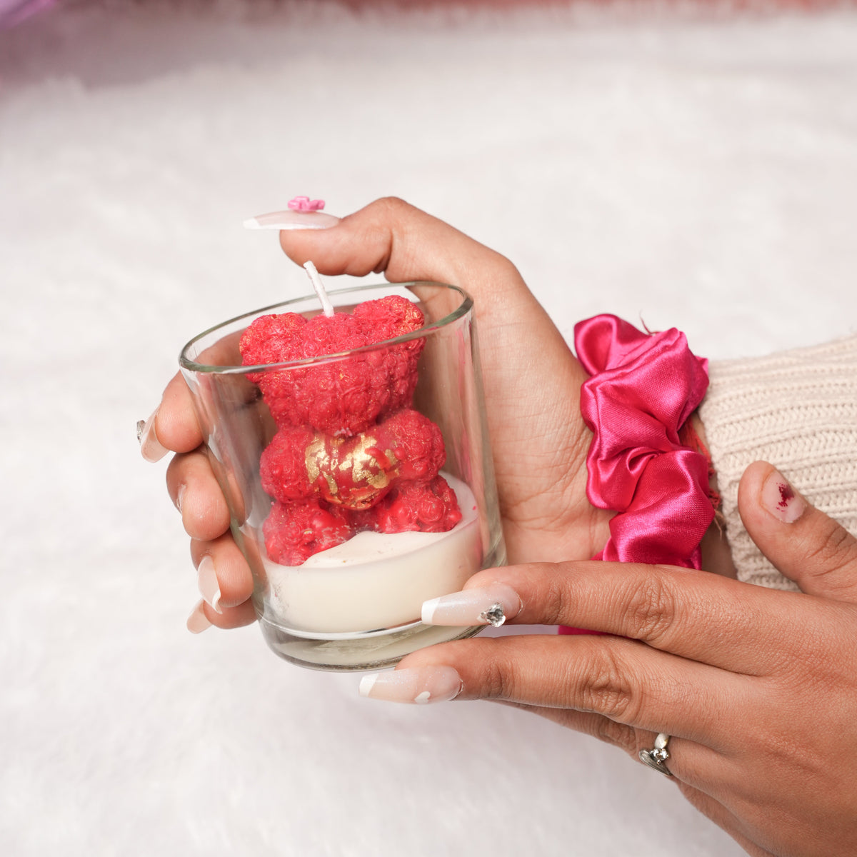 LoveBug Teddy Candle – Cute Teddy Valentine Candle | Artecasa - https://artecasa.in/