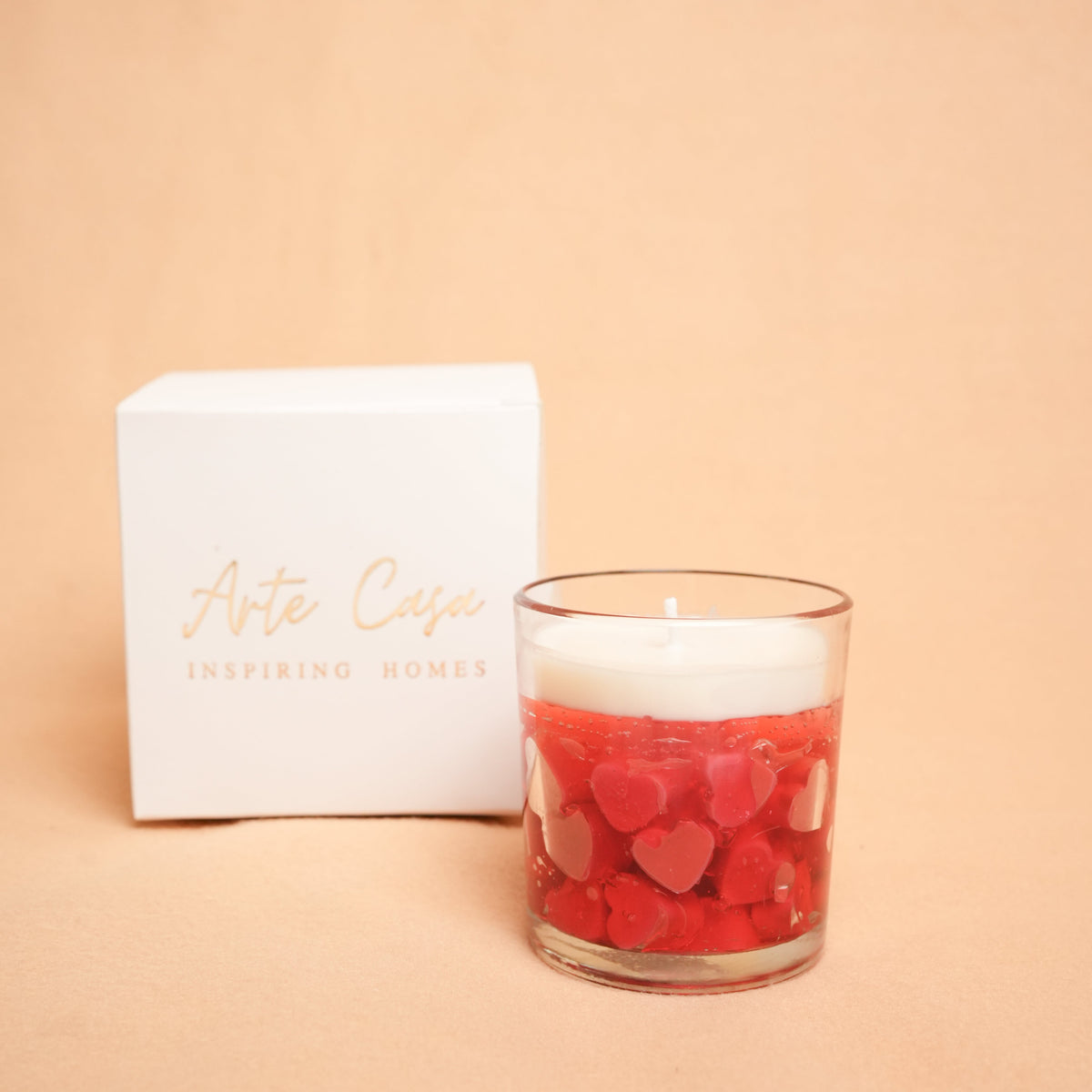 Scarlet Love Candle – Heart Shaped Valentine Candle | Artecasa - https://artecasa.in/