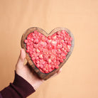 Wooden Heart Candle – Natural Romantic Candle Décor | Artecasa - https://artecasa.in/